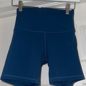 lululemon athletica align Teal Bike Shorts